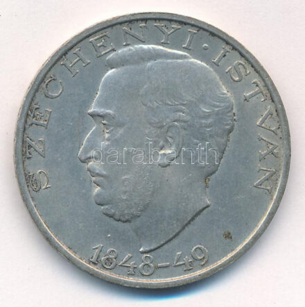 1948. 10Ft Ag 'Széchenyi' T:1-,2 patina Adamo EM2
