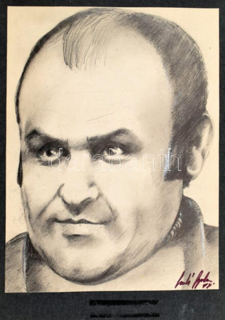 Olvashatatlan (Szabó Gyula?) jelzéssel: össz. 34 db rajz, többségében portré színészekről, zenészekről és más híres személyekről: Hofi Géza, Törőcsík Mari, Peter Falk, Paul Newman, Bartók Béla, Madaras József, Harsányi