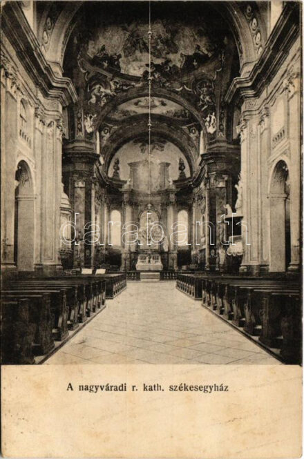 Nagyvárad, Oradea; Római katolikus székesegyház, belső / cathedral, interior (EB)