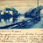 1899 (Vorläufer) Temesvár, Timisoara; Gyárváros, Bega balsor. Králicsek Béla kiadása / Bega riverside (EK)