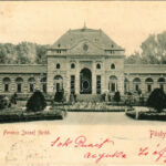 1899 (Vorläufer) Pöstyén, Pistyan, Piestany; Ferencz József fürdő / spa, bathhouse (fl)