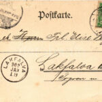 1900 Zwönitz, Totalansicht, Kirche, Kriegerdenkmal, Bahnhof / general view, church, war monument, railway station. Verlag Daniel Weissgärber Art Nouveau, floral (small tear) - Image 2