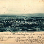 1899 (Vorläufer) Darmstadt, von der Ludwigshöhe. Heliopostkarte No. 1104. L. Klement (EB)