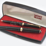 Montblanc Meisterstück No. 12 töltőtoll és Montblanc No. 18 golyós toll. Dobozban.