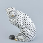 Herendi Vieux mintás Gerpárd, Első kiadás R!, hálós és 24K arany festés, méret L (16cm x 13cm x 7cm), hibátlan állapot. Jelzett.