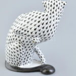 Herendi Vieux mintás Gerpárd, Első kiadás R!, hálós és 24K arany festés, méret L (16cm x 13cm x 7cm), hibátlan állapot. Jelzett. - Image 3