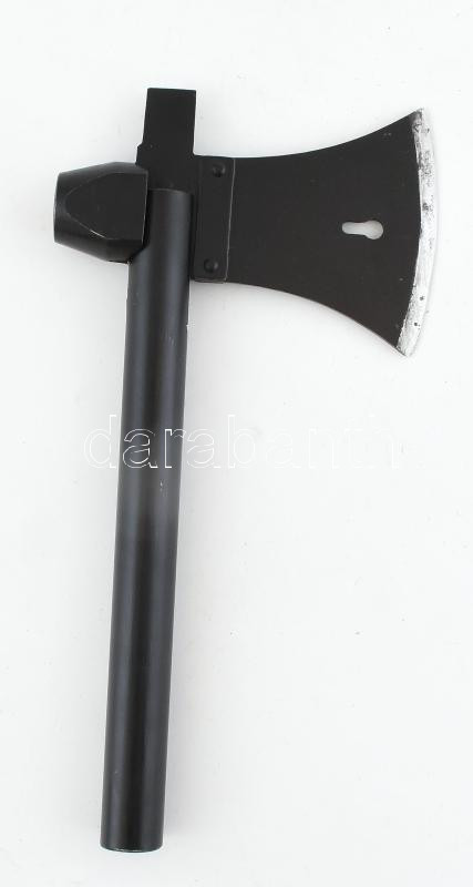 Szovjet tűzoltó balta, jelzett, vászon tokban, h: 29 cm
