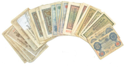 Német Birodalom 1908-1923. 50db-os vegyes bankjegytétel T:III,III- German Empire 1908-1923. 50pcs mixed banknote lot C:F,VG
