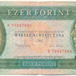 1993. 1000Ft 'D 73027661' T:III- Hungary 1993. 1000 Forint 'D 73027661' C:VG Adamo F47