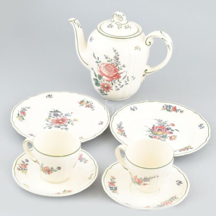 Villeroy & Boch Alt Srassburg - 2 személyes reggeliző készlet. Jelzett, csorbákkal..