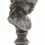 Figurális pecsétnyomó, vésett, fém, m: 6,5 cm - Image 2