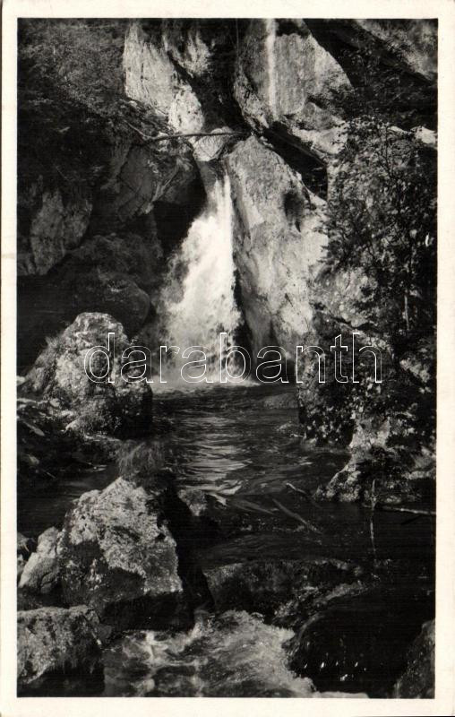 Gyilkos-tó, Lacul Rosu; vízesés a Békás szorosban / Waterfall