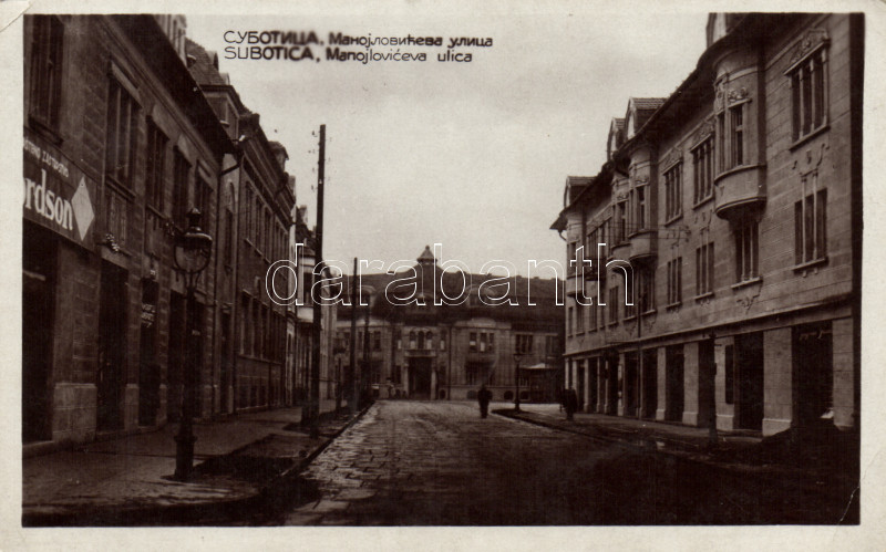 Szabadka Manojloviceva street (EB)
