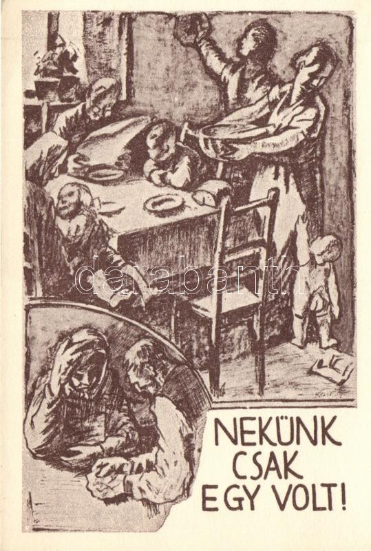 Nekünk csak egy volt! A Magyar Szülők Szövetsége nemzetvédelmi mozgalma az egyke ellen. / propaganda against the single child