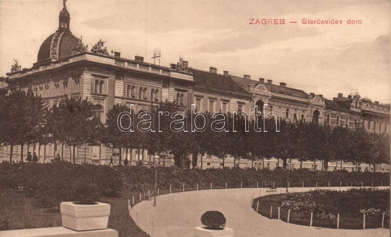 Zagreb, Starcevicev dom / building
