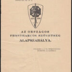 1931 Az Országos Frontharcos Szövetség alapszabálya 14p.