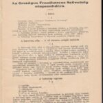 1931 Az Országos Frontharcos Szövetség alapszabálya 14p. - Image 2