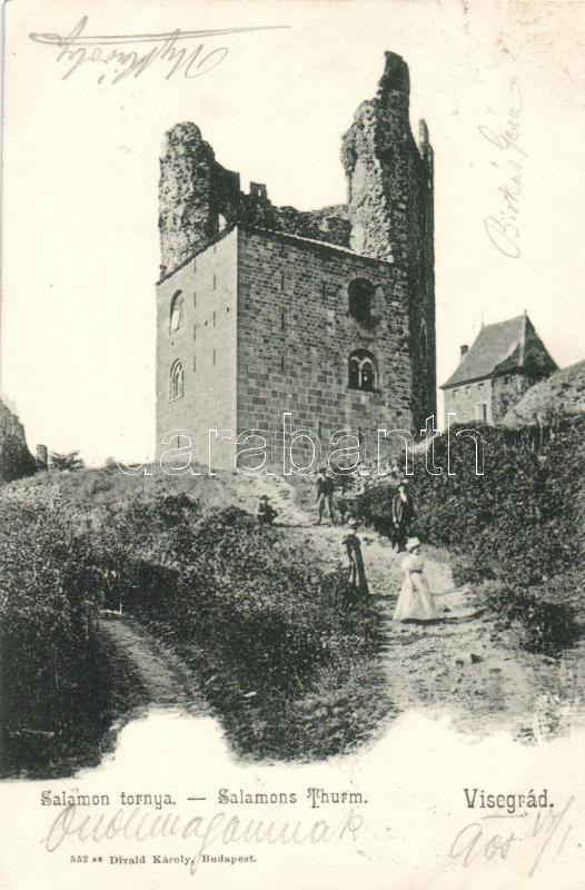 Visegrád Salamon torony, Divald