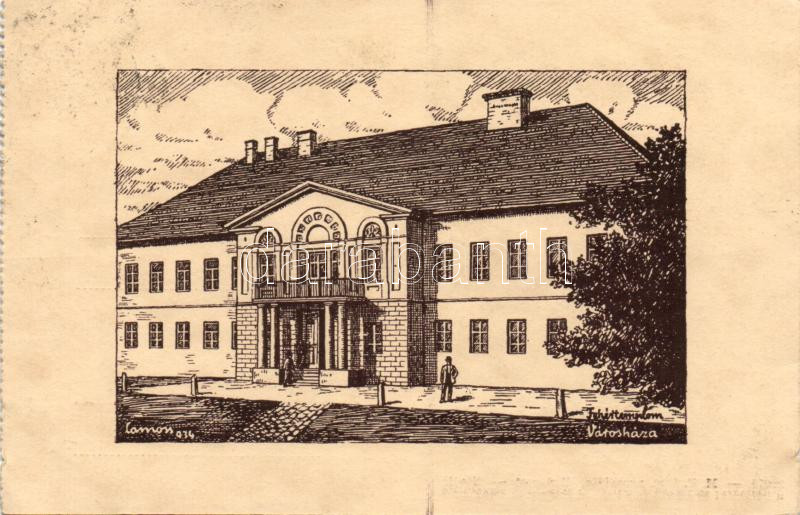 Fehértemplom, town hall s: Lamoss