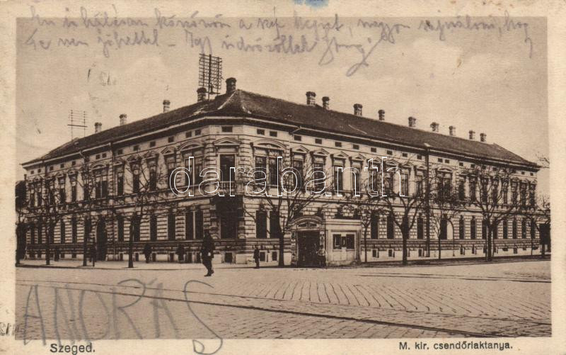 Szeged, Magyar Királyi csendőrlaktanya (fl)