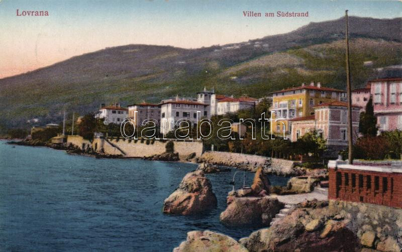Lovran, Lovrana; Villas