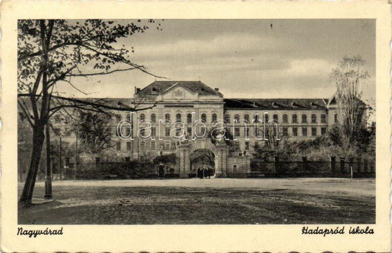 Nagyvárad, Hadapród iskola /school