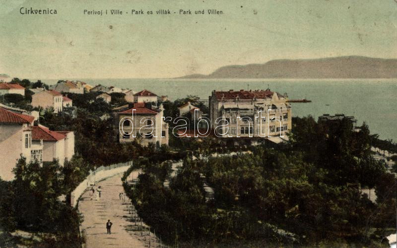 Crikvenica, perivoj, Ville / parks, villas (EM)