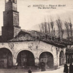 Korce, Koritzia; Market place