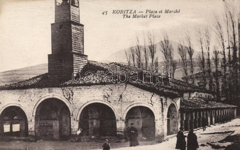 Korce, Koritzia; Market place