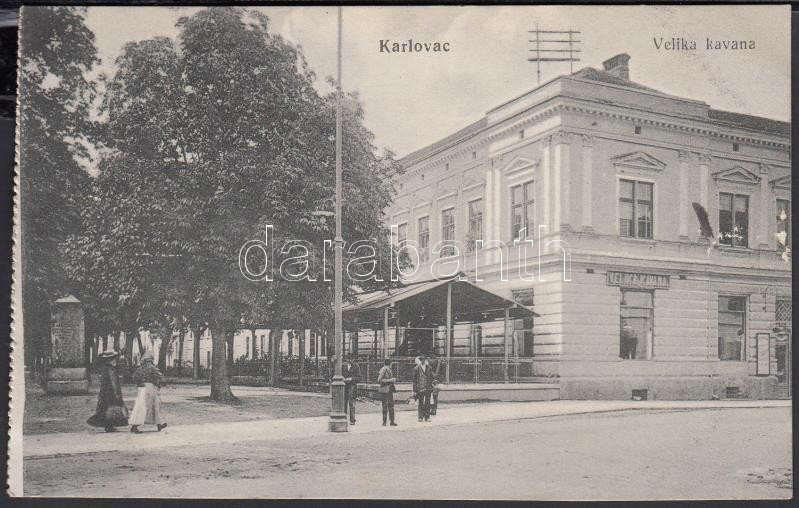 Károlyváros, Karlovac; Velika kavana (cut)