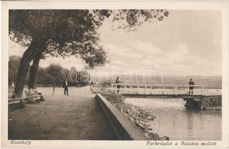 Keszthely, Balaton-part, park
