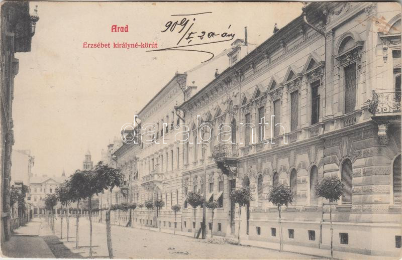 Arad, Erzsébet királyné körút / Elisabeth boulevard