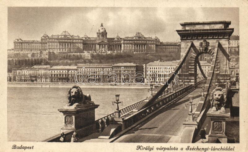 Budapest, Lánchíd, Királyi vár (EK)