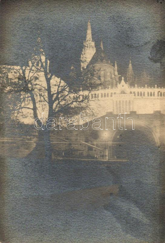 1939 Budapest I. Királyi vár, este photo