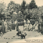 Nagasaki, Clerical students at bowls