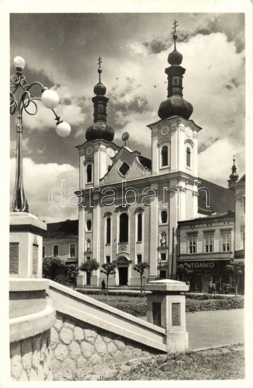 Marosvásárhely, Római katolikus plébánia templom, Tankó üzlete / church, shop