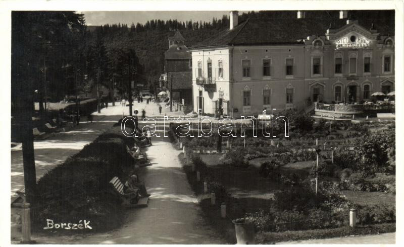Borszék, park, hotel, Heiter György felvétele / restaurant