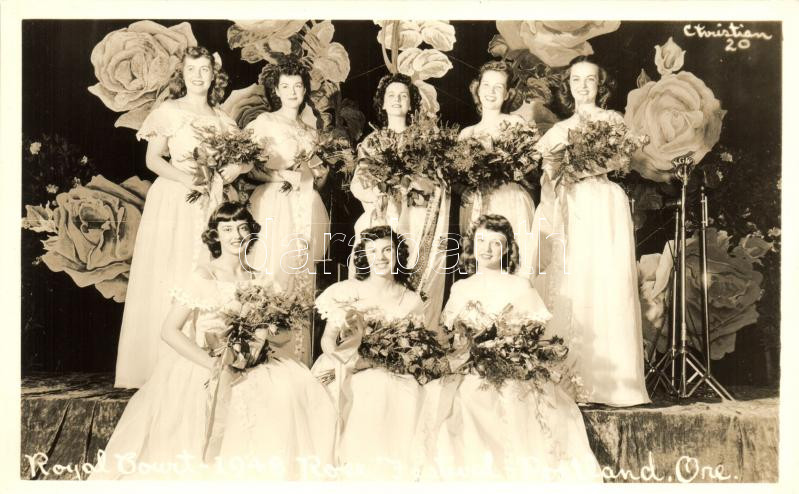 1948 Portland, Rose Festival, Royal Court