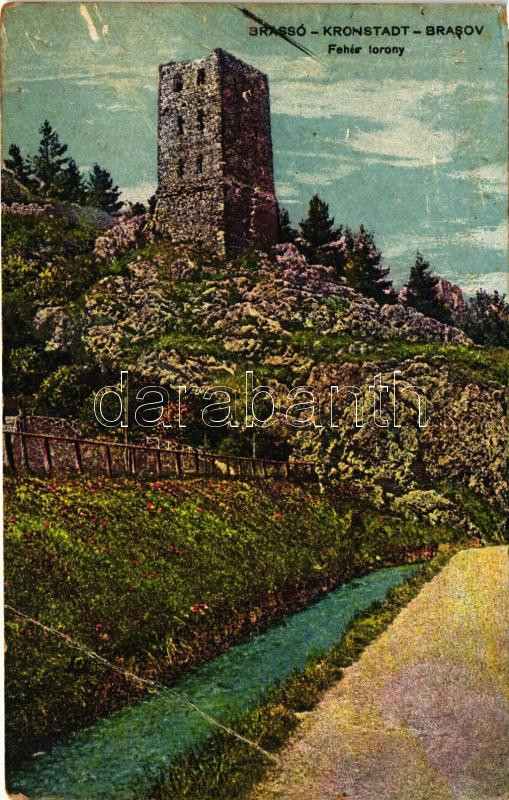 Brassó, Kronstadt; Fehér torony / White tower (fa)