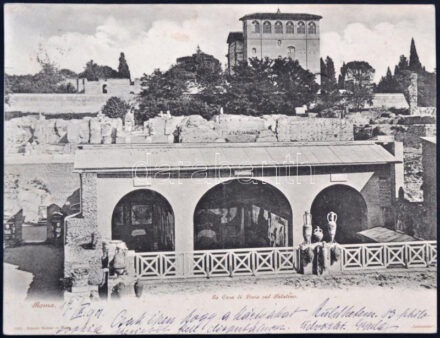 Rome, Roma; La Casa di Livia sul Palatino. Cartolina Gigantesca / giant postcard