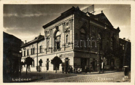 Losonc, Lucenec; Losonci Önálló Kisiparosok anyagbeszerző, termelő és értékesítő áruháza / shop