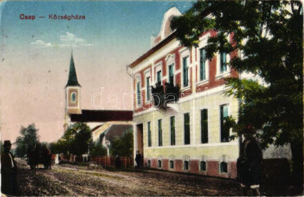 Csap, Chop; Községháza / town hall (EK)
