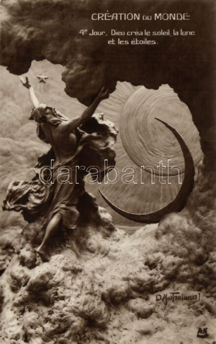 29 db RÉGI Mastroianni szobor-művészlap különböző sorozatokból / A collection of 29 Mastroianni sculptochromie postcards from different series