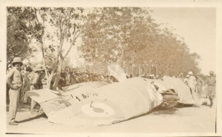Indian crashed military aircraft, soldiers, photo (Rb)
