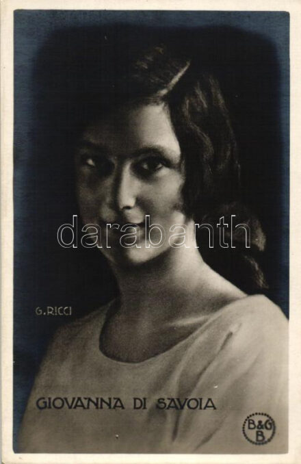 Giovanna of Italy, Giovanna di Savoia s: G. Ricci