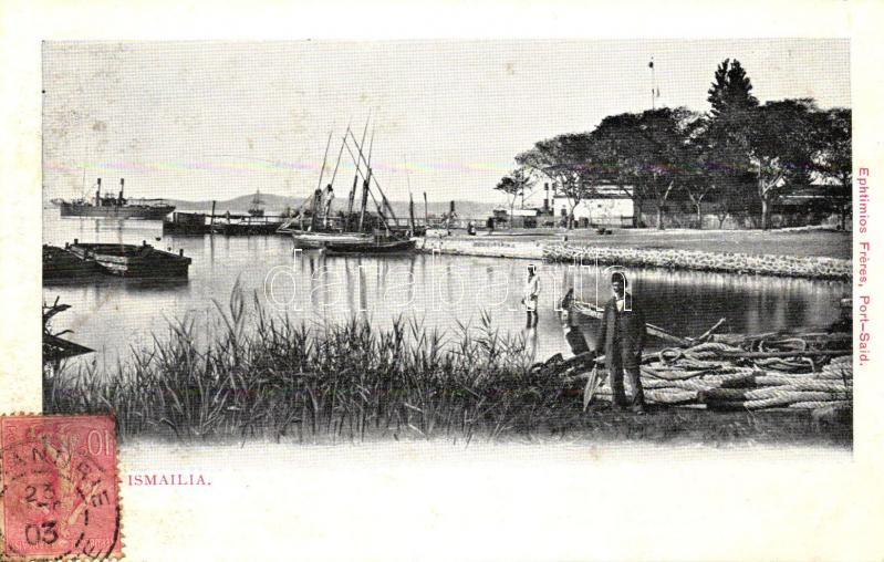Ismailia, port, ships