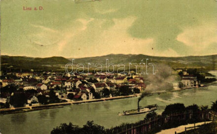Linz a. Donau, steamship (small tear)