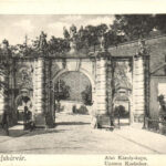 Gyulafehérvár, Alba Iulia; Alsó Károly kapu, kiadja Schäser Ferencz / castle gate