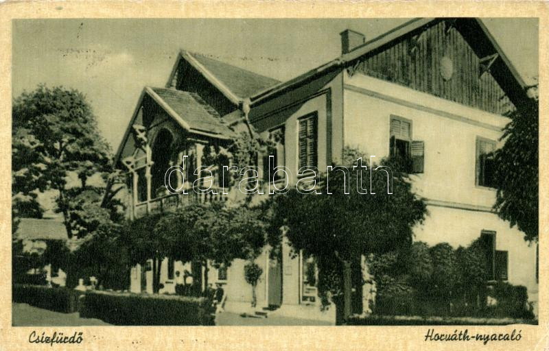 Csízfürdő, Horváth nyaraló / villa