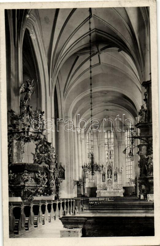 Kolozsvár, Cluj; Szent Mihály templom, belső / church interior